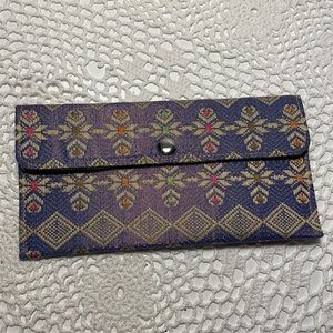 New! Tapestry clutch wallet